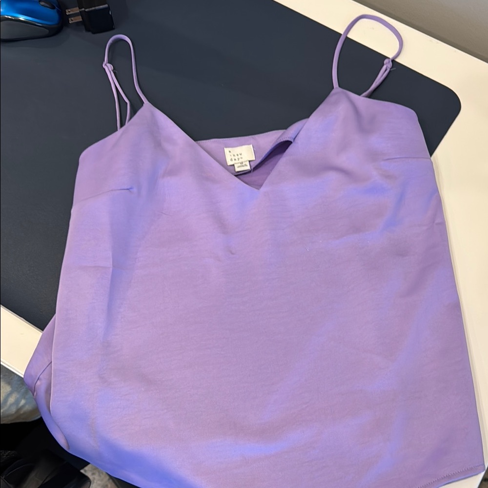 A New Day Purple Sleeveless Camisole